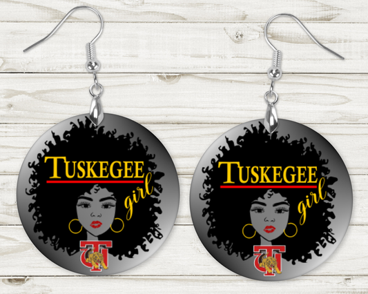 Tuskegee State University Girl Earrings - HBCU | Gift for Her