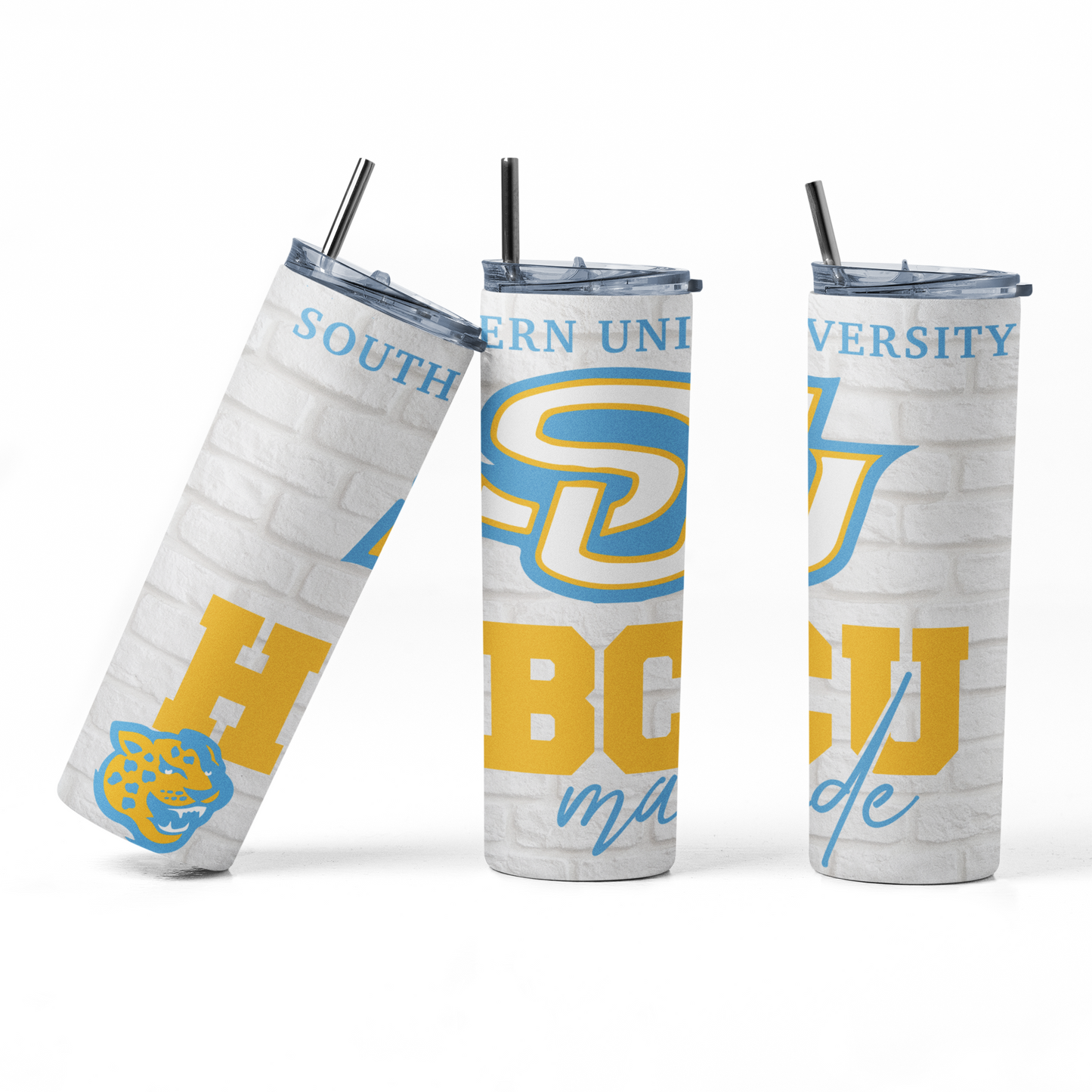 20oz HBCU Tumbler Collection: Tennessee State, Clark Atlanta, Dillard U, Southern University | Gifts for All | Beverage