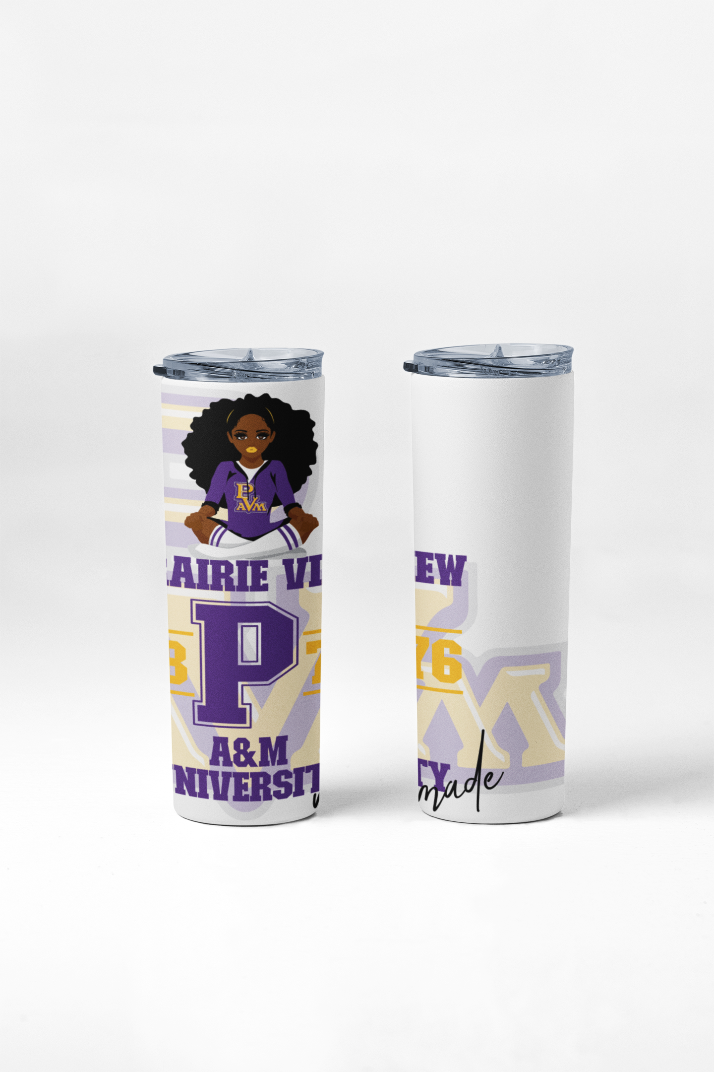 20oz HBCU Tumbler Collection: Prairie View A&M, FAMU, Xavier, North Carolina A&T | Gifts for All | Beverage