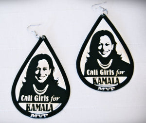 Cali Girls for MVP Kamala Handcrafted Earrings - A Reflection