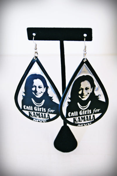 Cali Girls for MVP Kamala Handcrafted Earrings - A Reflection