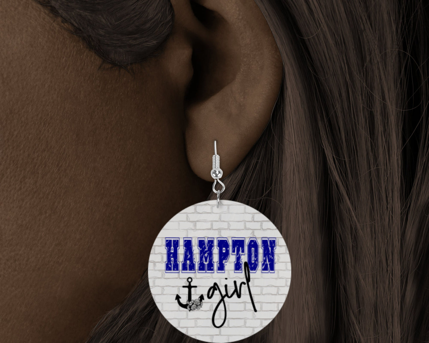 Hampton Girl HU Homecoming Earrings - School Spirit, HBCU Jewelry